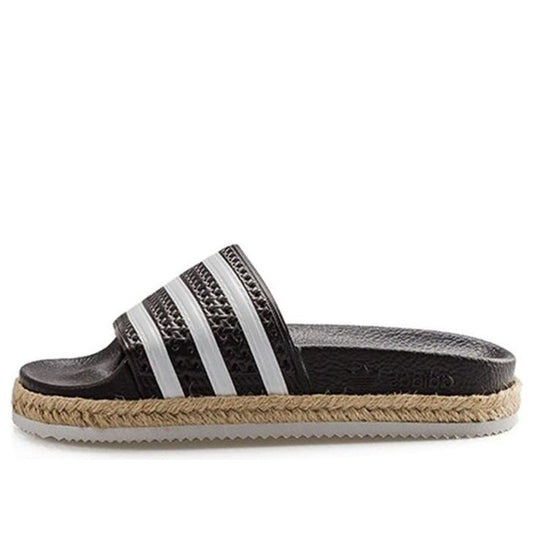 (WMNS) adidas Adilette Bold 'Black' CQ3093
