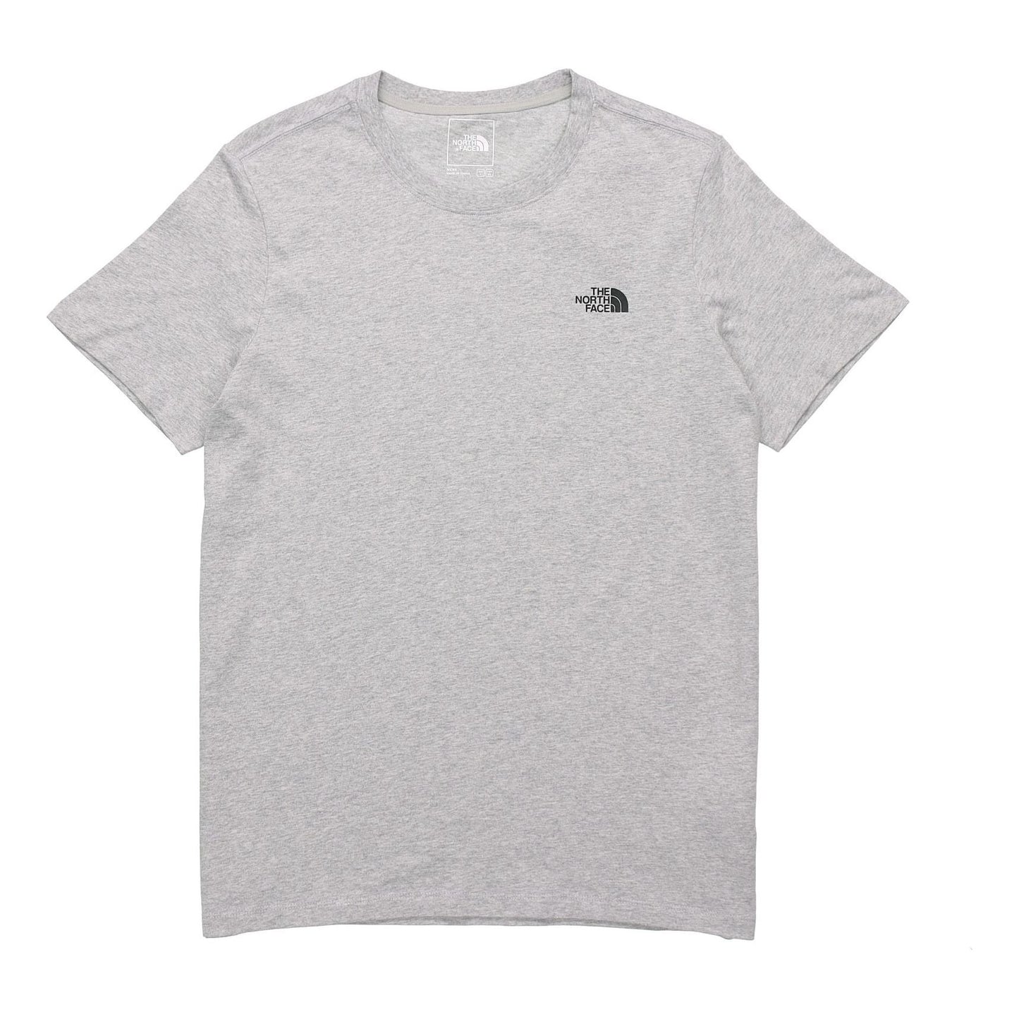 Men's THE NORTH FACE SS20 Geometry Pattern Logo Short Sleeve Gray 4998-DYX
