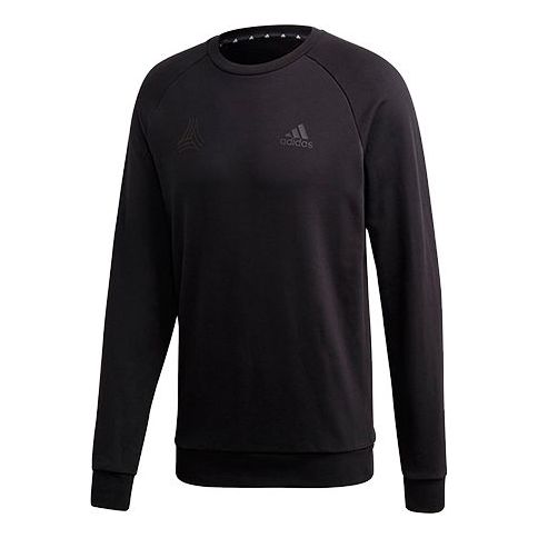 adidas TAN H SWT CREW Soccer/Football Sports Pullover Black FU3661