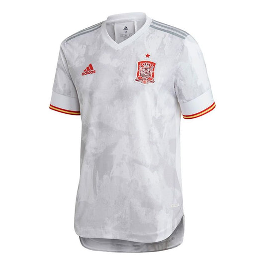adidas Fef A Jsy Spanish national team Away AU Player Edition Sports Short Sleeve Soccer/Football White FI6239