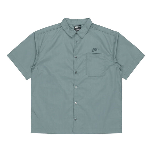 Nike Thin and light Loose Sports Short Sleeve Shirt Green DM8686-387