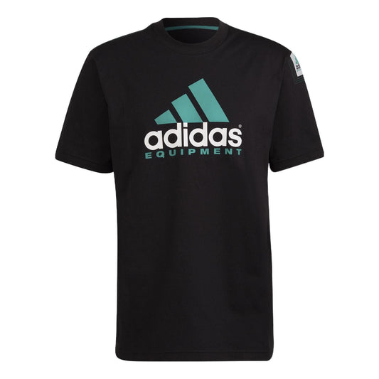 adidas Alphabet Printing T-Shirt Asia Sizing 'Black' HG8099