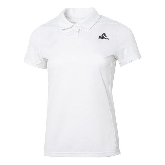 (WMNS) adidas HEAR.RDY Polo Shirt Asia Sizing 'White' HC2718
