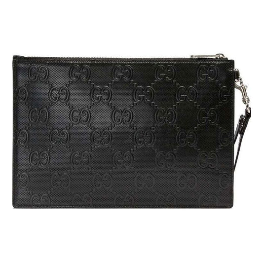 Gucci GG Embossed Pouch 'Black' 625569-1W3AN-1000