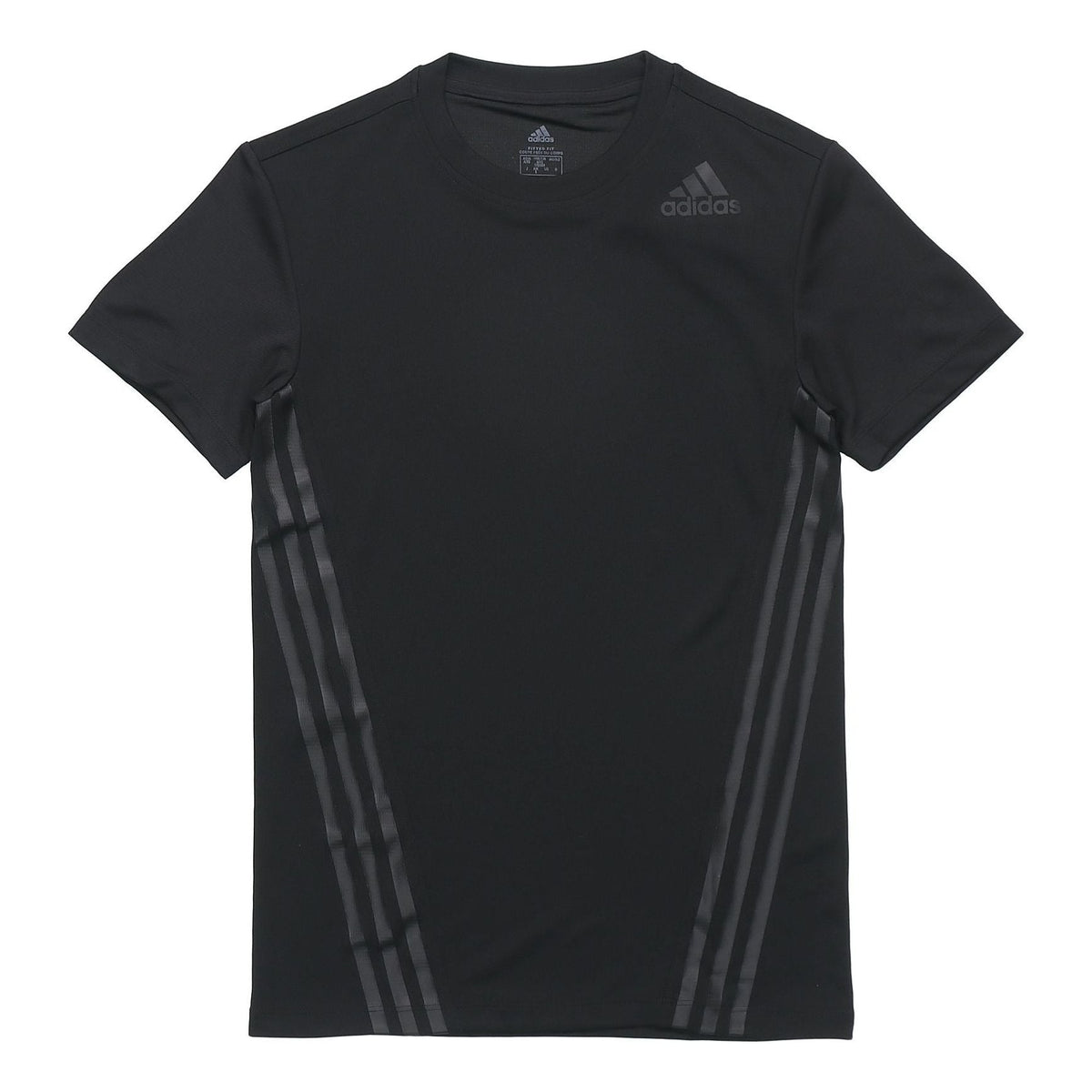 adidas Casual Sports Round-neck Short-sleeve Tee Men Black FL4309