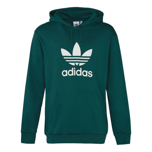 adidas originals hooded Drawstring Pullover Green EJ9681