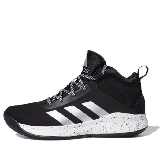 (PS) adidas Cross 'Em Up 5 J Wide 'Black Silver Metallic' FZ1473