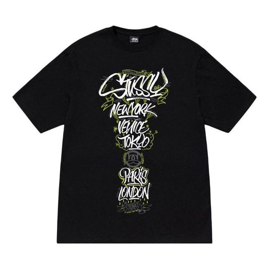 Stussy x Born X Raised Handstyles Tee 'Black' 3903853