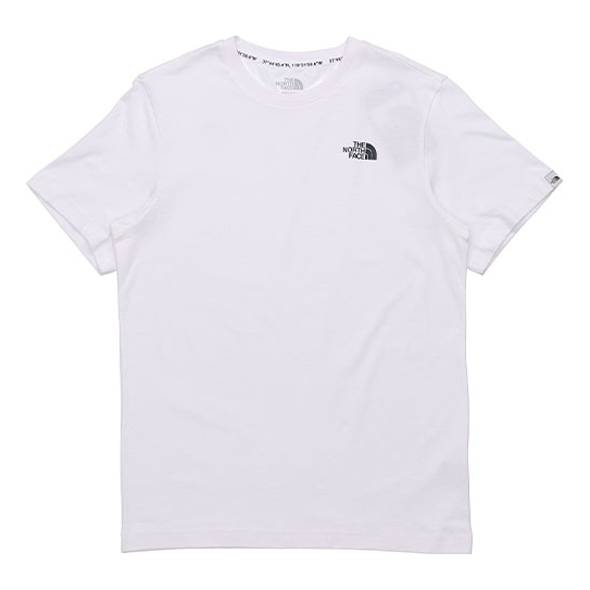 THE NORTH FACE Unisex Street Style Logo Printing Tee White NT7UL21N