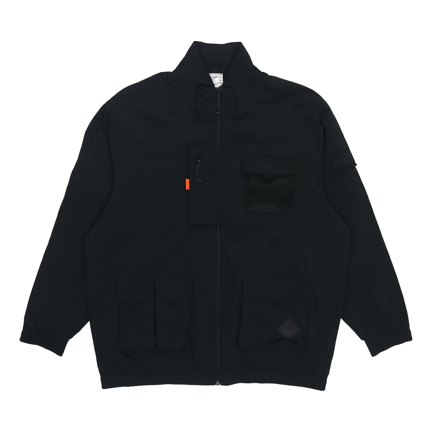 adidas neo W Cg T1 Outdoor Cargo Multiple Pockets Sports Logo Jacket Black HE7940