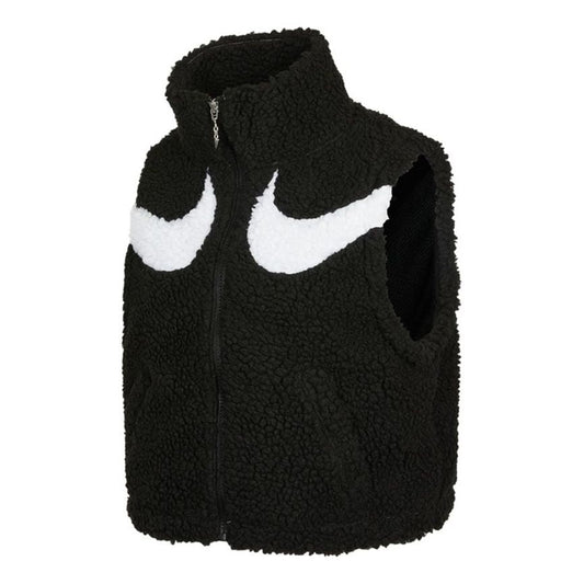 (WMNS) Nike Athleisure Casual Sports Stay Warm Stand Collar Vest Black DH1092-010