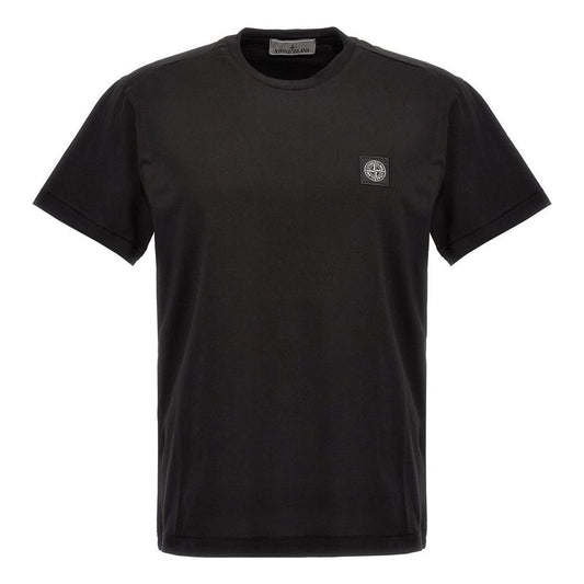 STONE ISLAND Garment Dyed Logo T-Shirt 'Black' 791524113-A0029