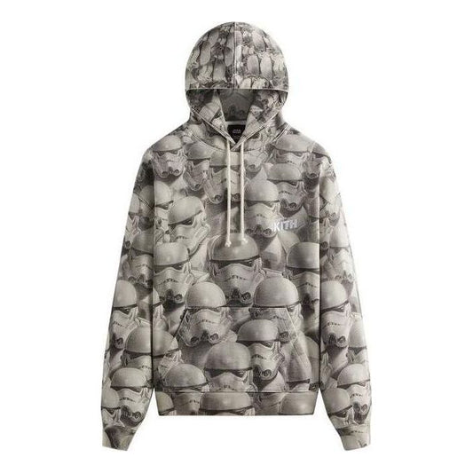 KITH x Star Wars Stormtrooper Vintage Hoodie 'Waffle' KHM031297-101