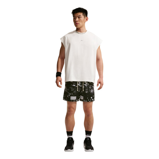 Nike Standard Issue Dri-FIT 13cm Shorts 'White Black Pale Ivory' IF2574-100