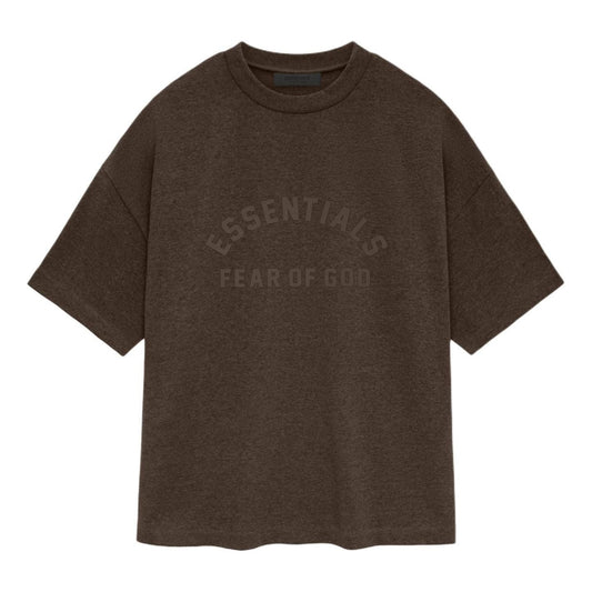 Fear of God Essentials SS24 Heavy T-shirt 'Heather Wood' 125SU242002F