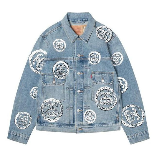 Stussy x Denim Tears Type 2 Jacket 'Light Indigo' 80208168