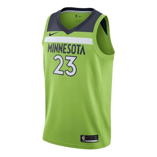 Nike NBA Vest SW Fan Edition Timberwolves 23 Jersey 'Green' 877213-316