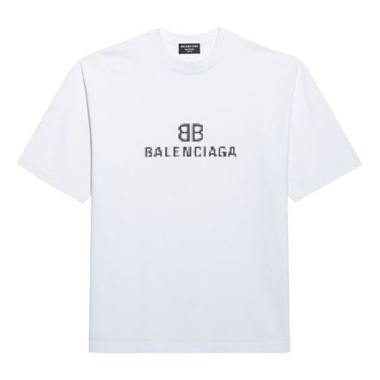 Balenciaga Unisex FW21 Logo Printing White 612966TKVI79040