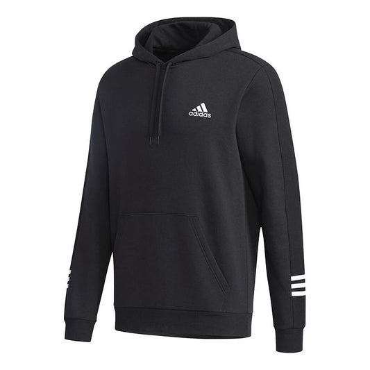 adidas Sports Casual Hooded Sweater Men Black GD5443