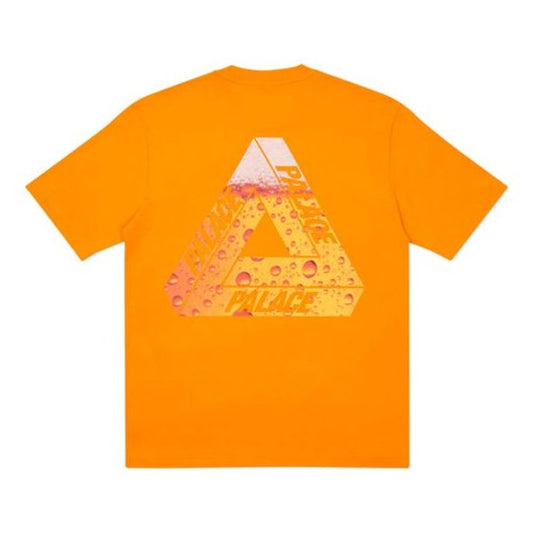 PALACE TRI-Lager Tee Triangle Logo Printing Short Sleeve Orange T-Shirt PAL-FW20-321