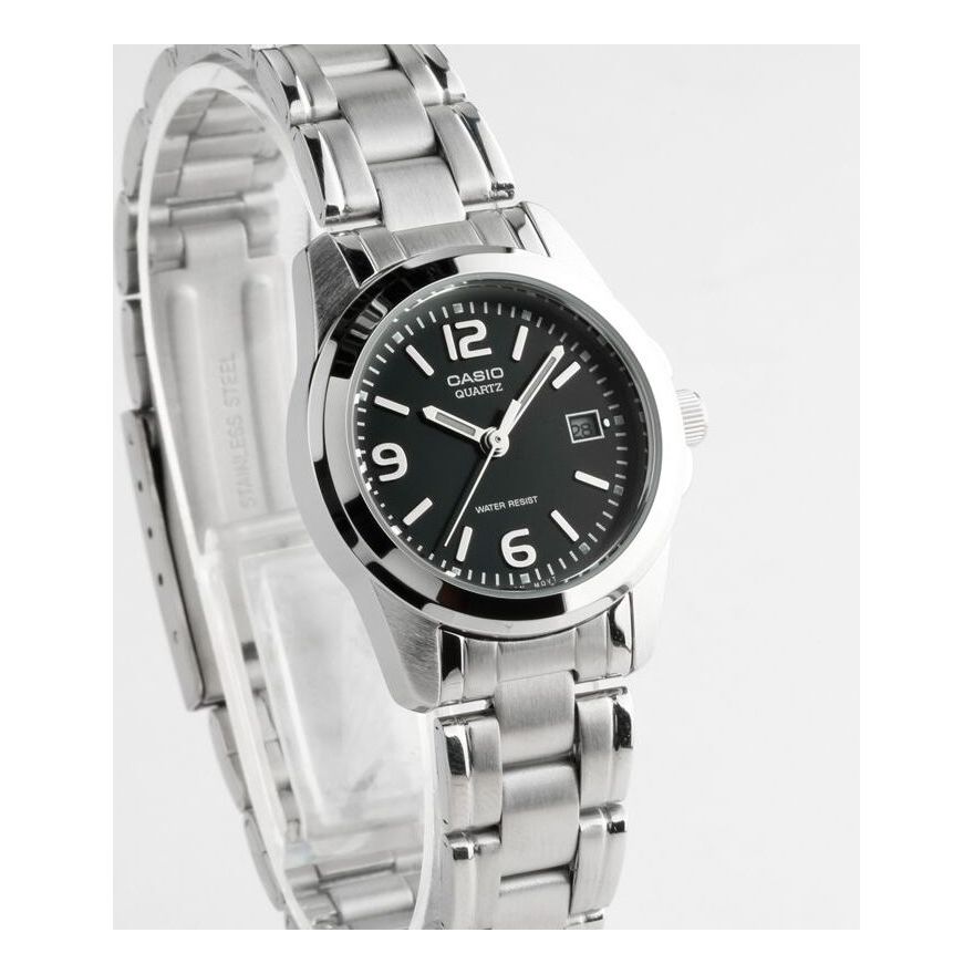 CASIO STANDARDSeries Quartzes Golden/Black Dial Black Analog LTP-1215A-1A