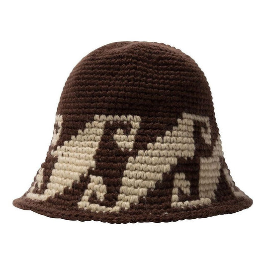 Stussy Waves Knit Bucket Hat 'Brown' 1321057-BROW