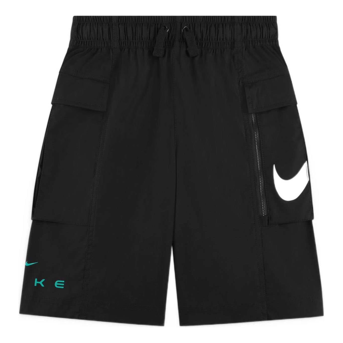 (PS) Nike Printed Elastic Waist Straight Shorts 'Black' DX6298-010