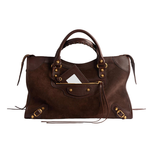 (WMNS) Balenciaga Le City Bag Medium 'Moka' 8657602ACJ52356