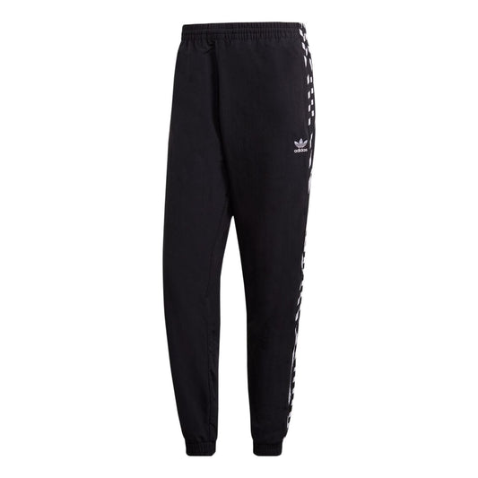Men's adidas originals x Takahashi Riko Crossover Solid Color Sports Pants/Trousers/Joggers Black GJ6715
