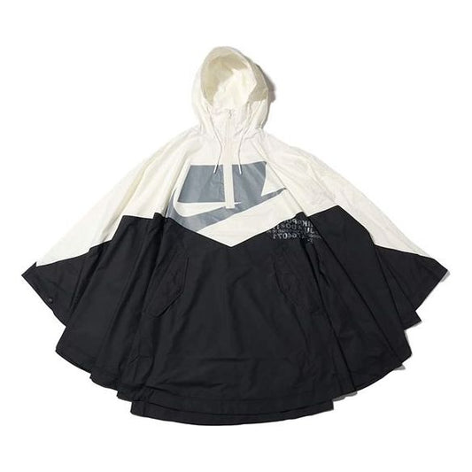 Nike Shield Sportswear Windrunner Poncho Jacket 'White Black' CJ5059-133