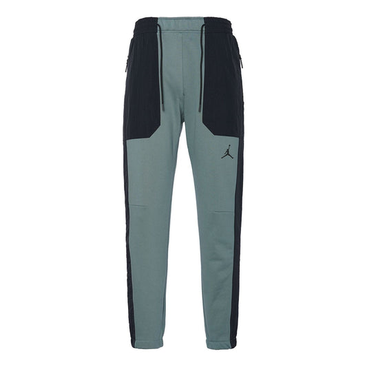 Men's Air Jordan 23 Engineered Casual Fleece Bundle Feet Sports Pants/Trousers/Joggers Green DC9633-387