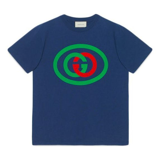 Gucci Interlocking GG Oversized For Men Navy 565806-XJBAU-4397