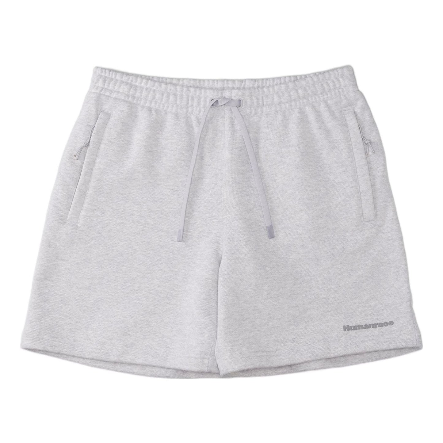 adidas x Pharrell Humanrace Small Logo Shorts 'Light Grey' HJ7062
