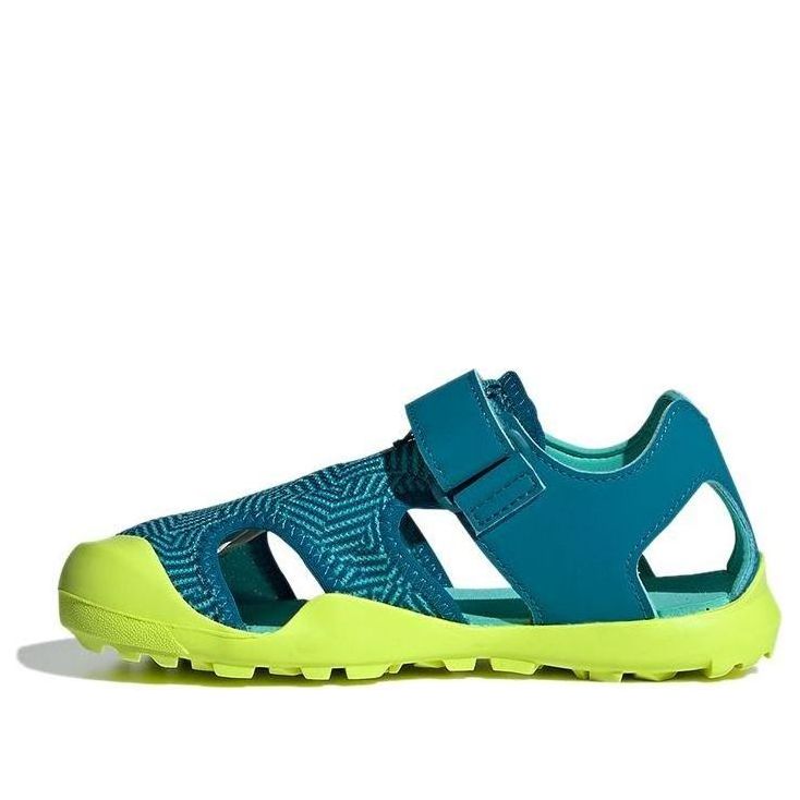 (GS) adidas Captain Toey K Green Yellow Sandals 'Green Yellow' FY9892