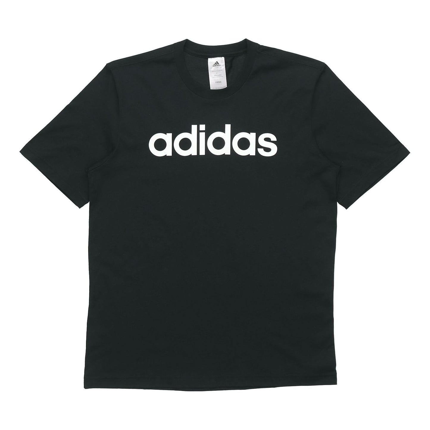 adidas E Lin Tee Casual Sports Short Sleeve Black DU0404