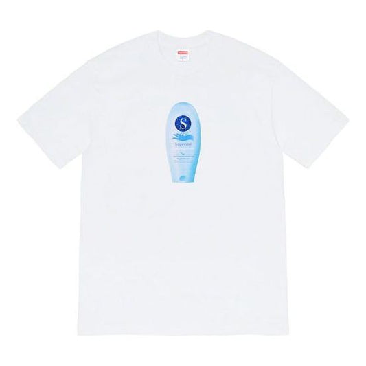 Supreme FW19 Week 1 Super Cream Tee Short Sleeve Unisex White SUP-FW19-212