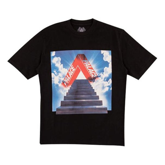 PALACE Printing Pattern Short Sleeve Unisex Black P16TS138