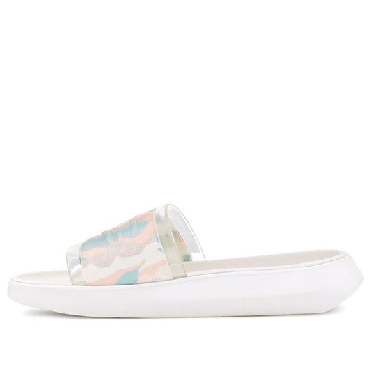 (WMNS) UGG Slide Cali Collage Slipper Rainbow Blue 1120001-PSTR