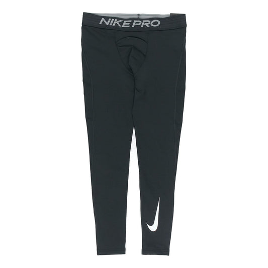 Men's Nike Pro Dri-FIT Sports Training Ribbed Leggings Black CU4962-010