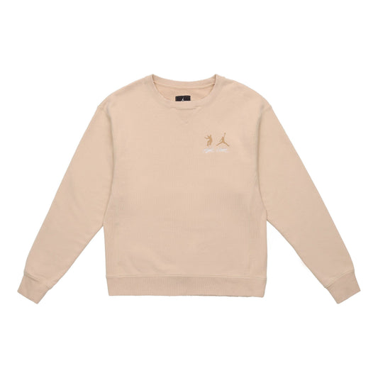 Air Jordan x union Crossover Logo Solid Color Sleeve Sports Round Neck Asia Edition Khaki DJ9523-268
