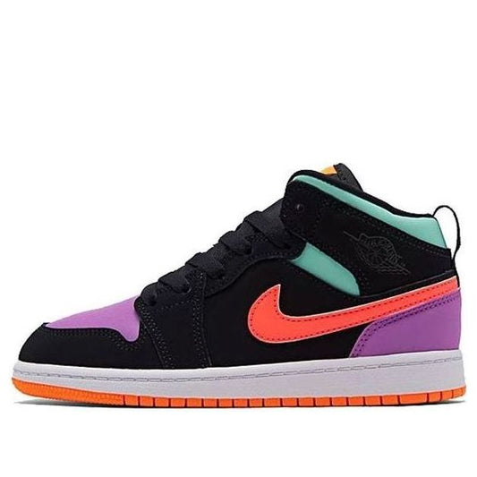 (PS) Air Jordan 1 Mid 'Black Multi' 640734-083
