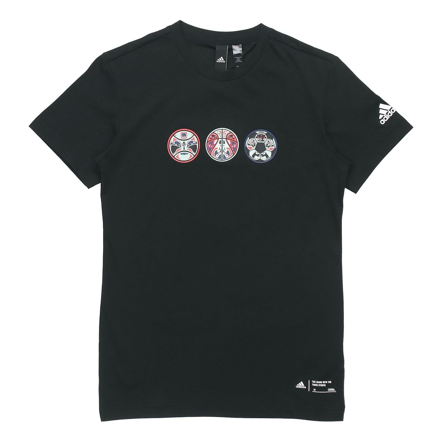 adidas GFX T CHINA Short-sleeve Tee Men Black FT2850