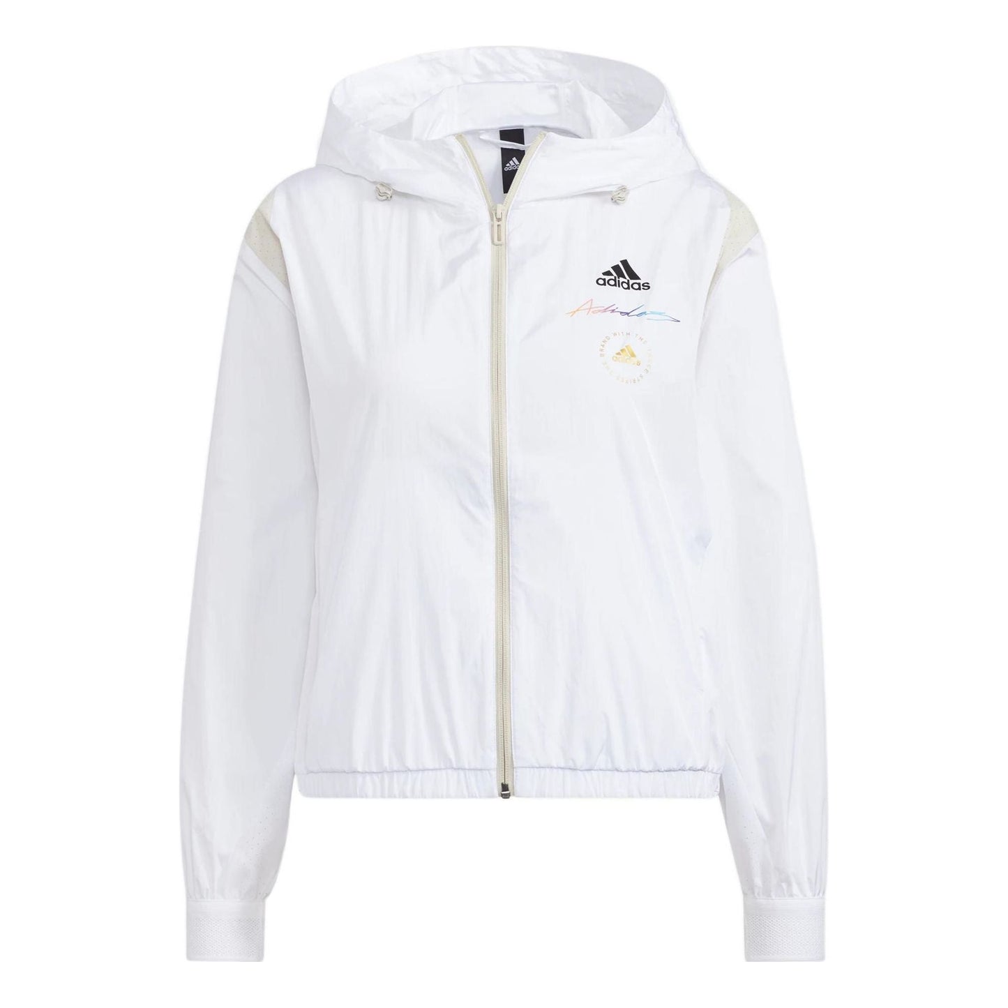 (WMNS) adidas UST Windbreaker Asia Sizing 'White' HE9959