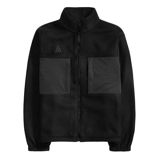 Nike x ACG Splicing polar fleece Jacket Black BQ3446-011