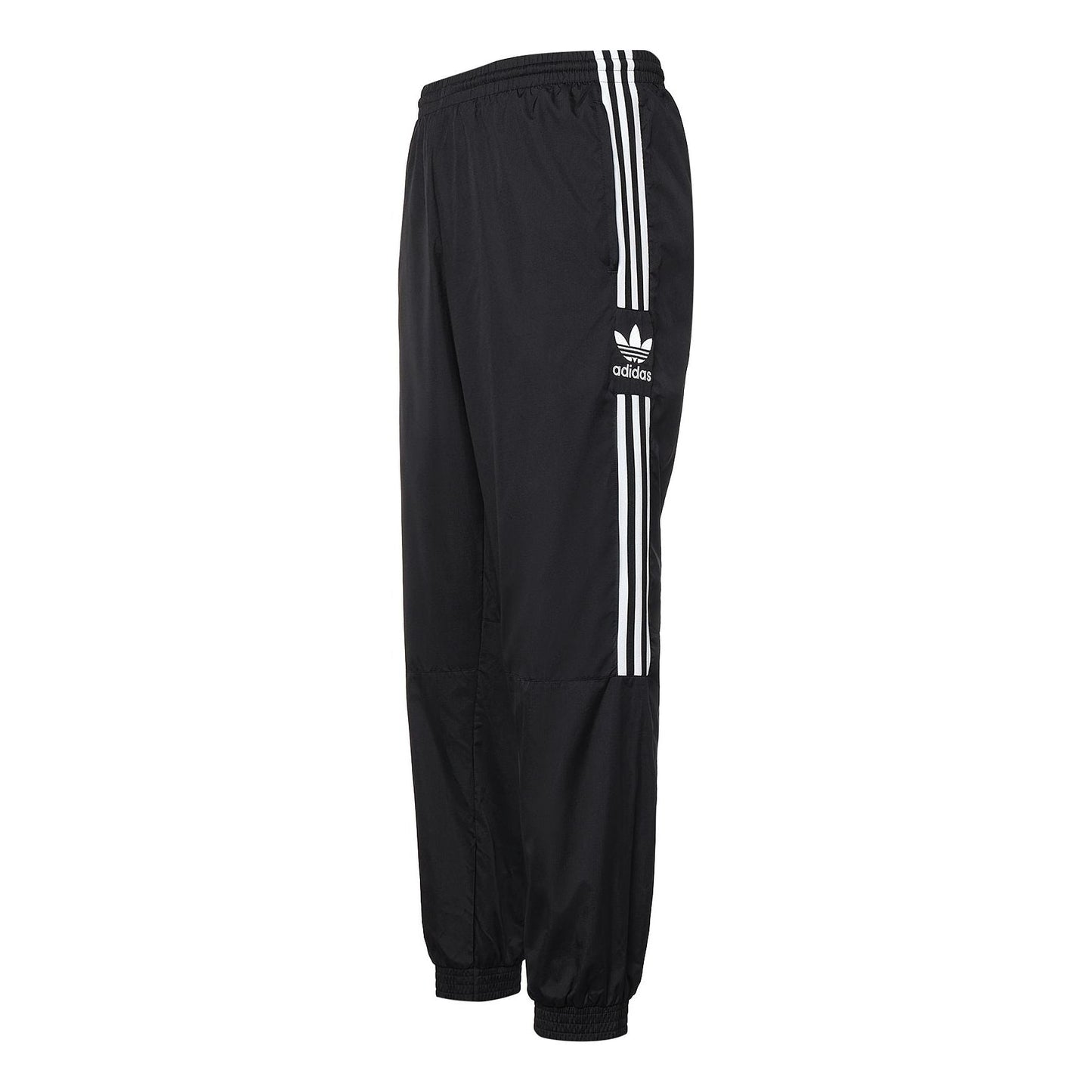adidas originals Lock Up Track Pants Classic Stripe Sports Long Pants Black FM9886