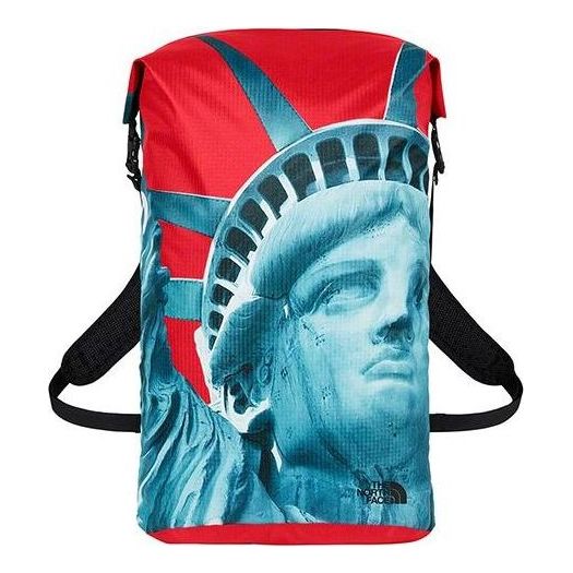 Supreme The North Face Statue of Liberty Waterproof Backpack 'Blue Red' SUP-FW19-912