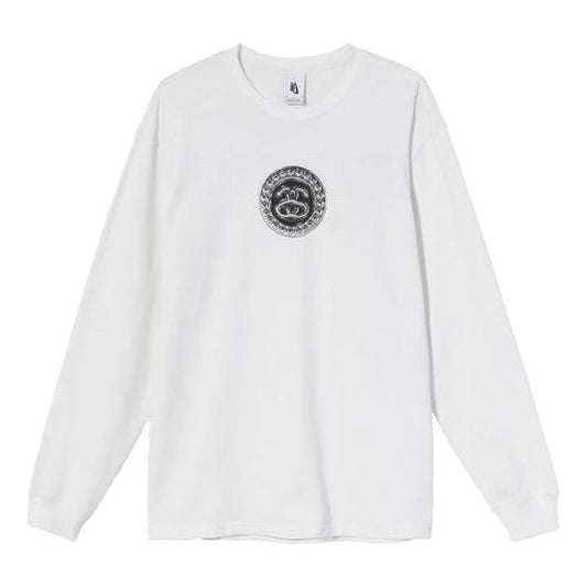 Men's Stussy x Nike Crossover Round Neck Pullover Long Sleeves US Edition White DD3344-121