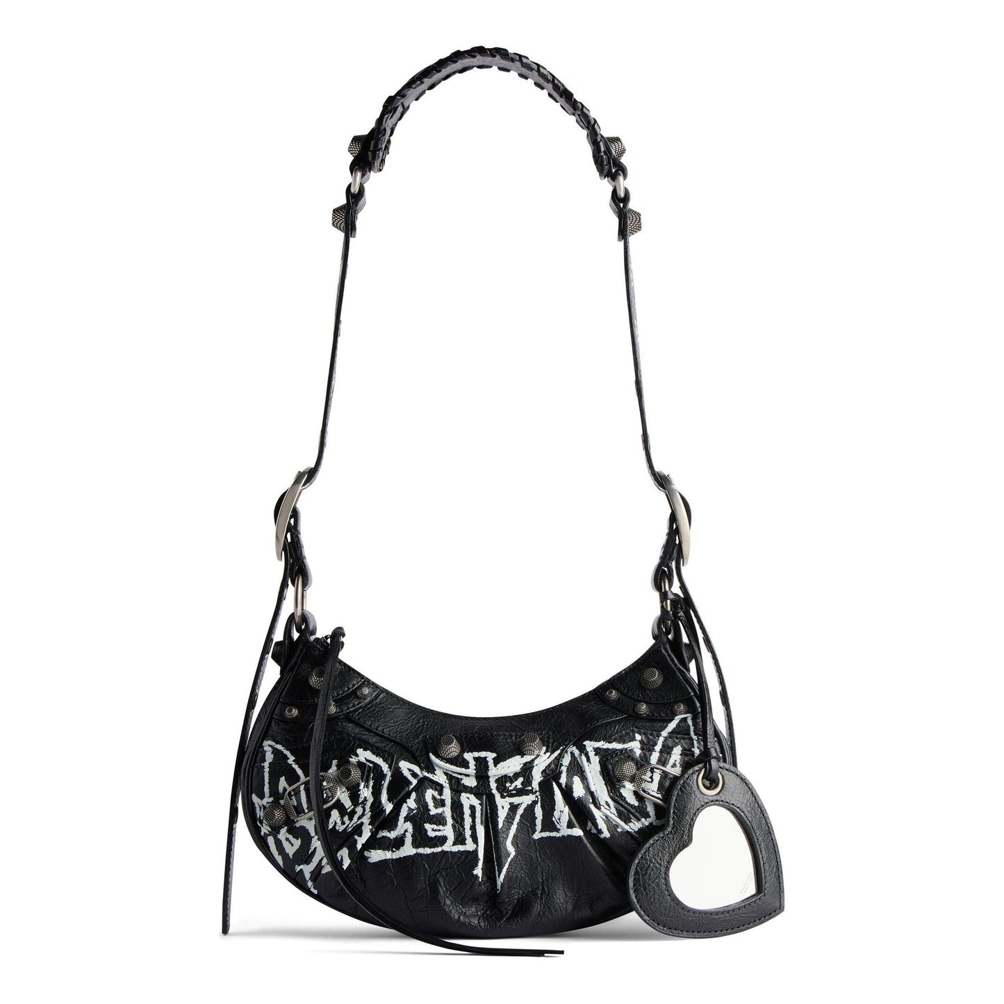 (WMNS) Balenciaga Le Cagole Xs Shoulder Bag Diy Metal 'Black' 6713092AAXE1090