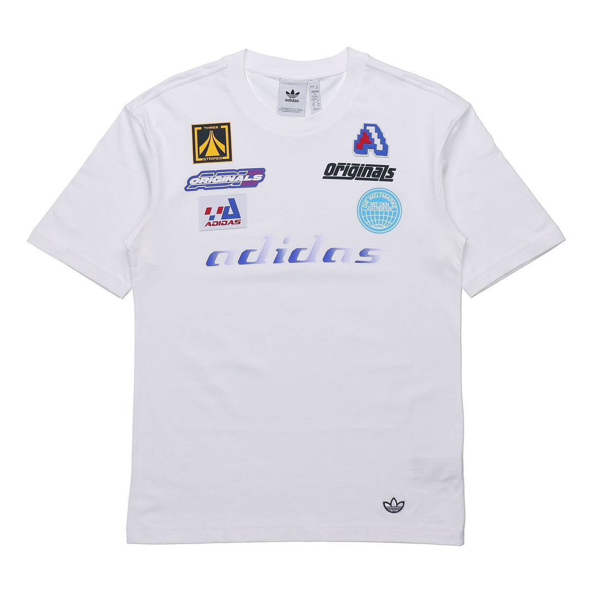 adidas originals MENS TGP SS Casual Sports Crew Neck Short Sleeve White HA4742