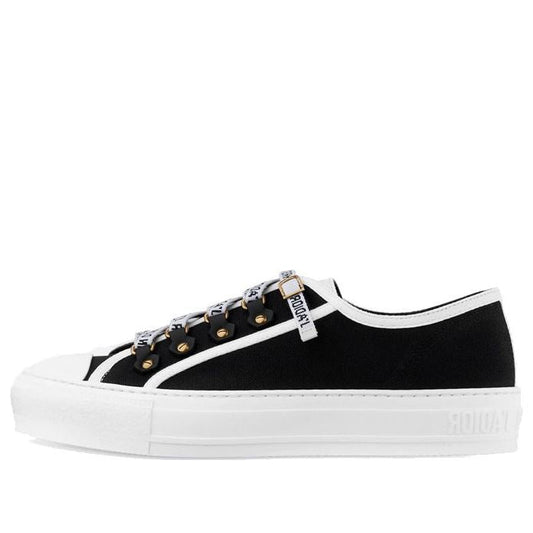 (WMNS) Dior Walk'N'Dior Low Top 'Black Canvas' KCK177CVA_S12X